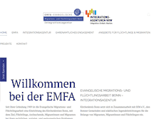 Tablet Screenshot of migration-bonn.de